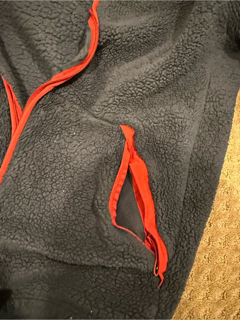 North Face navy fleece